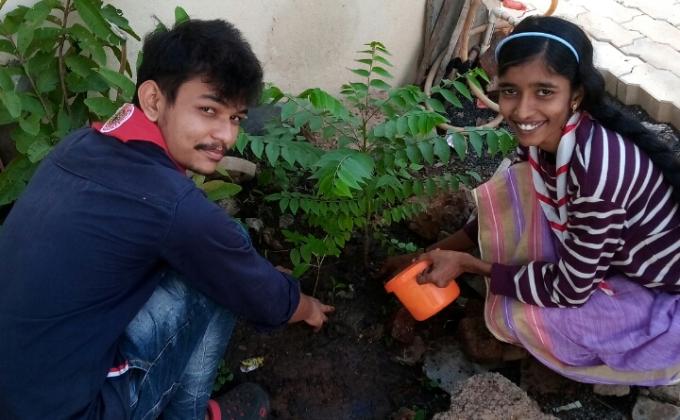 World Environment Day 2020 : Plant Bank for 'Biodiversity' by BSG District Association Udupi. Karnataka State. India.