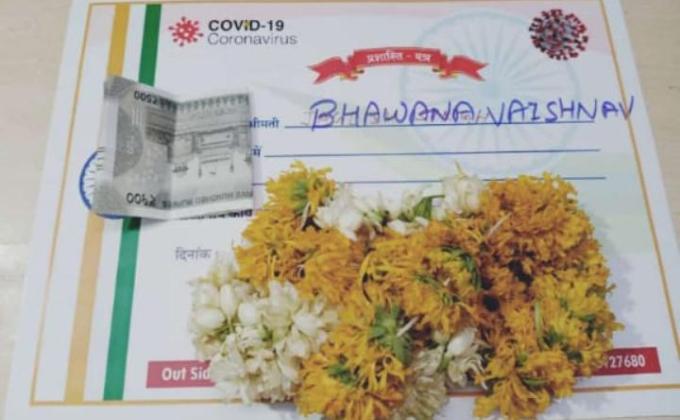 कोरोना योद्धा सम्मान सार्वजनिक स्थलों पर जनजागृति प्रसार हेतु।