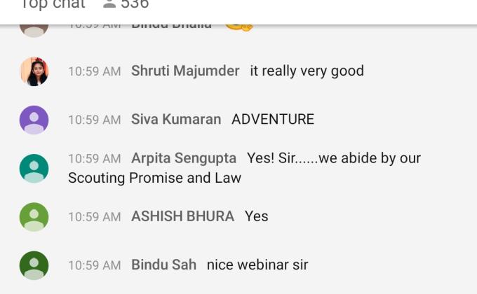 Webinar on Better World Framework on 5th to 8th& 17th to 20th August, 2020)