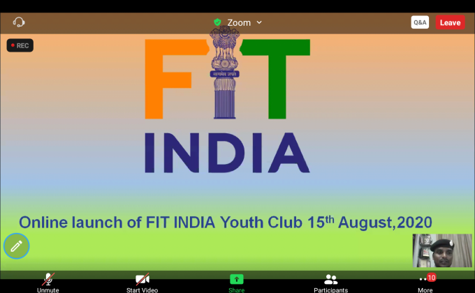 Webinar on FIT INDIA.