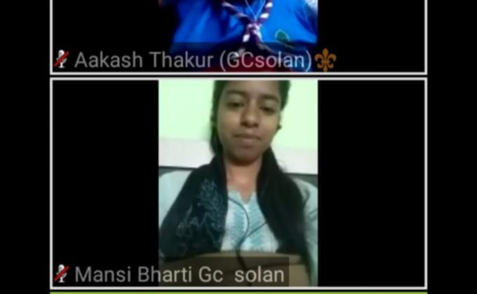 13th virtual meeting by govt college solan 