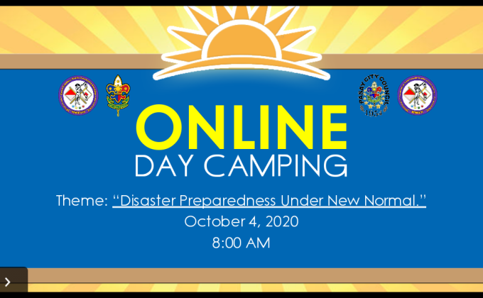 First Ever Online Day Camp with the Theme "Disaster Preparedness Under New Normal"