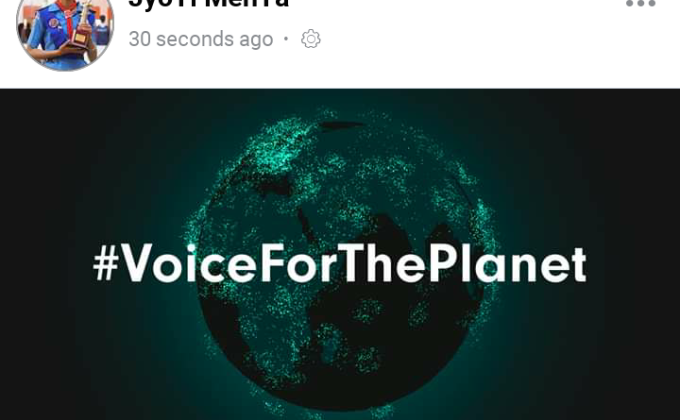 #VoiceForThePlanet 