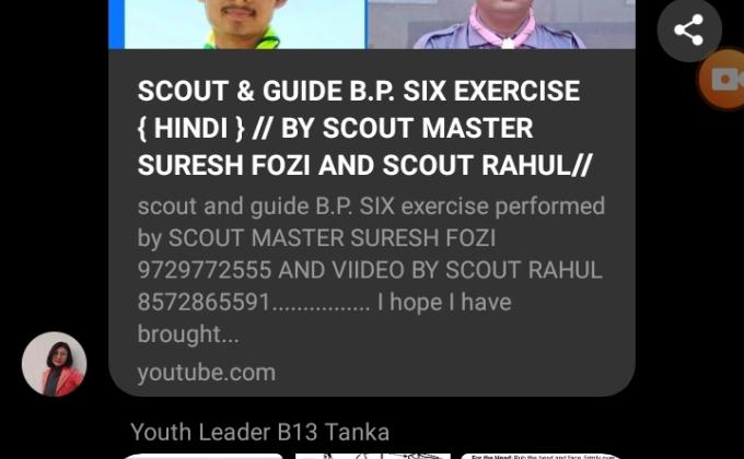 Volunteering to Give Some Knowledge of scouting 