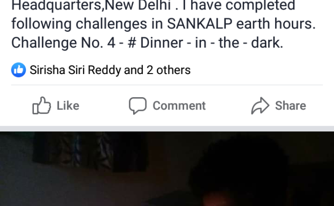 Challenge no-04 #Dinner in the dark