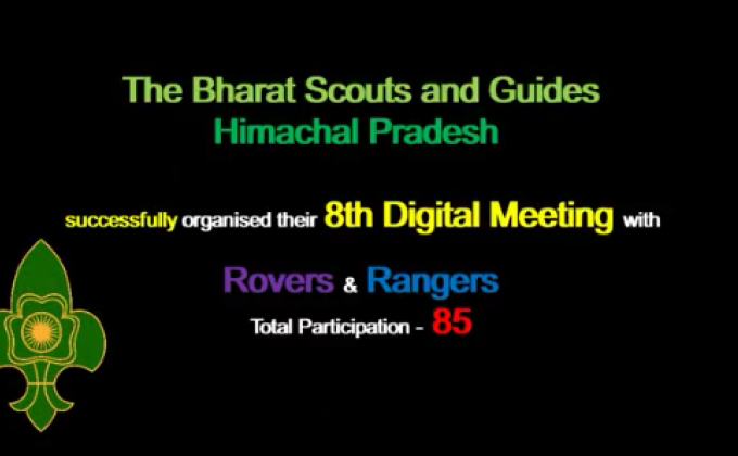 8th DIGITAL MEETING (THE BHARAT SCOUTS & GUIDE HIMACHAL PRADESH
