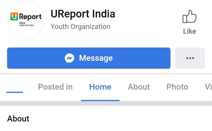 SANKALP~ U-REPORT REGISTRATION