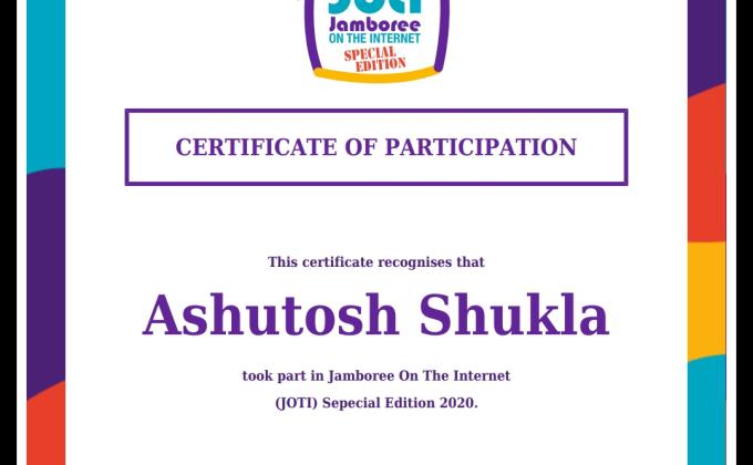 Special JOTI, 3 – 5 April 2020