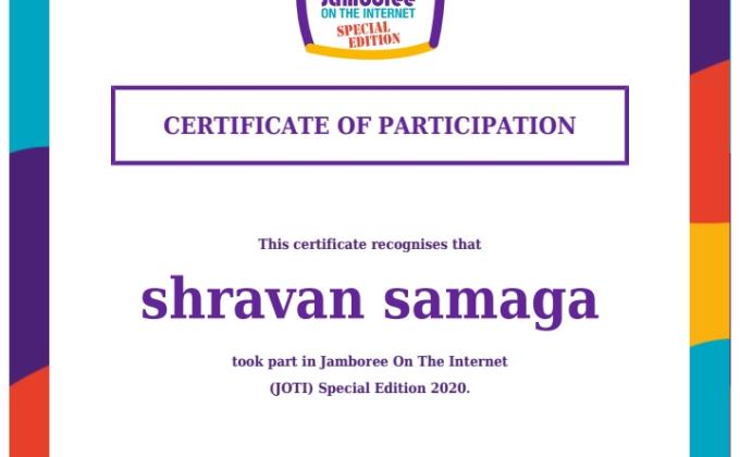 I 
CHALLENGE D:- DIGITAL SCOUTING GUIDING:- Challenge 1-# specialjoti