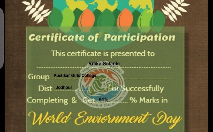 E-quiz on Biodiversity (#World Environment day)