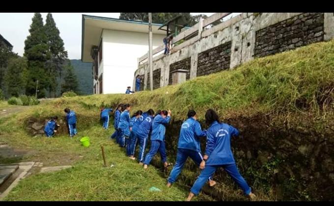 cleaning of blocked drain 