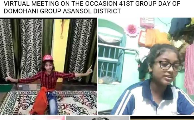 VIRTUALLY meeting GROUP birthday zoom