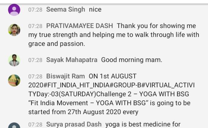 CG:-02(YOGA WITH BSG)01/09/2020