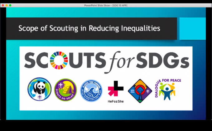 Webinar series scouts for SDGs