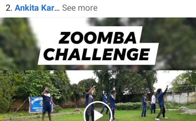 FIT INDIA ZOOMBA CHALLENGE 