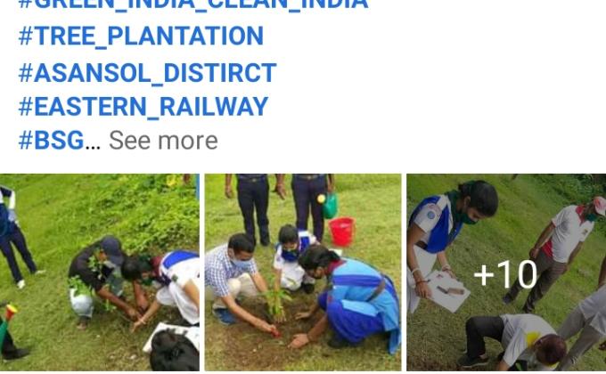 TREE PLANTATION(GANDHI DARSAN)