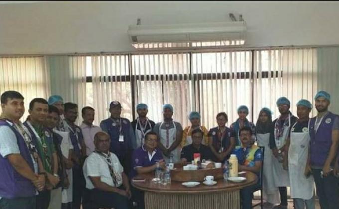 আঞ্চলিক কমিশনার ও আঞ্চলিক যুগ্ম সম্পাদক কতৃক দল পরিদর্শন।

