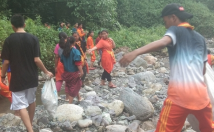 Clean water for safe life under water