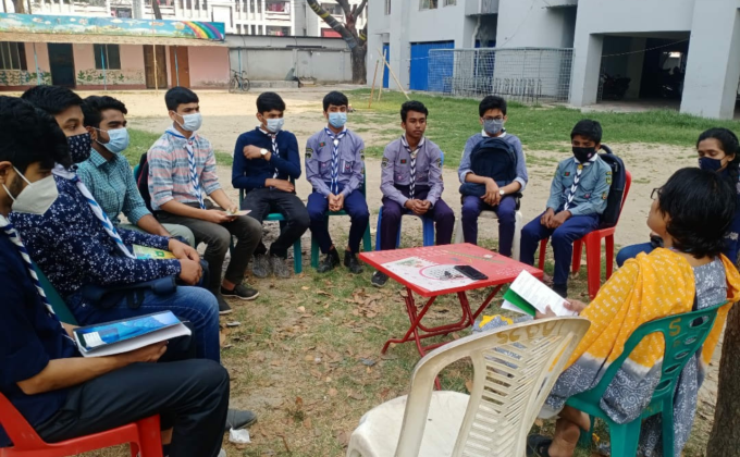 পিএস এর বিশেষ ট্রুপ মিটিং 