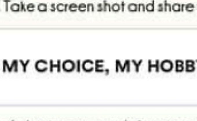 Sankalp 2.0, Activity-12(MY CHOICE,MY HOBBY)