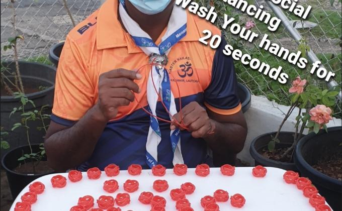 MASK UP WITH SCOUT WOGGLES 