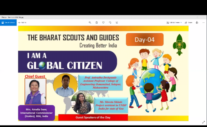 "I AM GLOBAL CITIZEN'' FOURTH DAY REPORT
