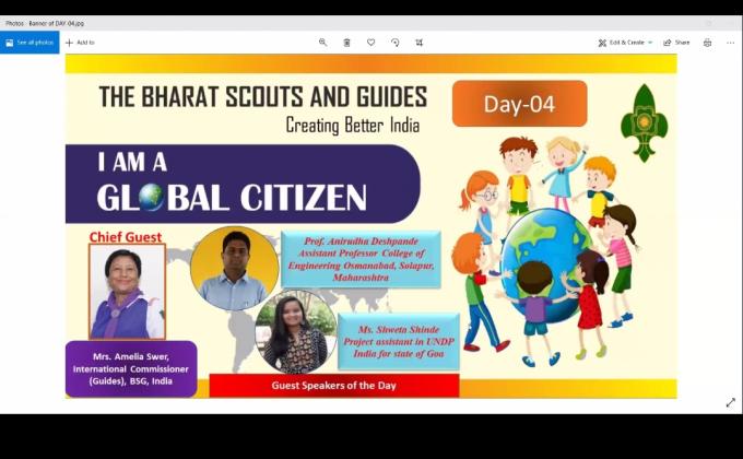 I'm a Global Citizen on SDGs- A Series of Webinar , Day-4