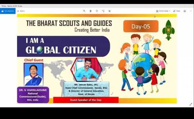 I'm a Global Citizen on SDGs- A Series of Webinar , Day-5 & 6