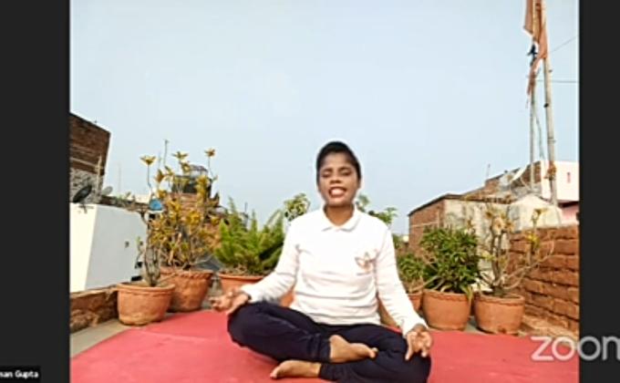 sankalp 2.0,activity 1,yoga with bsg##bsgsankalp ##BSGindia Monalisa Das 