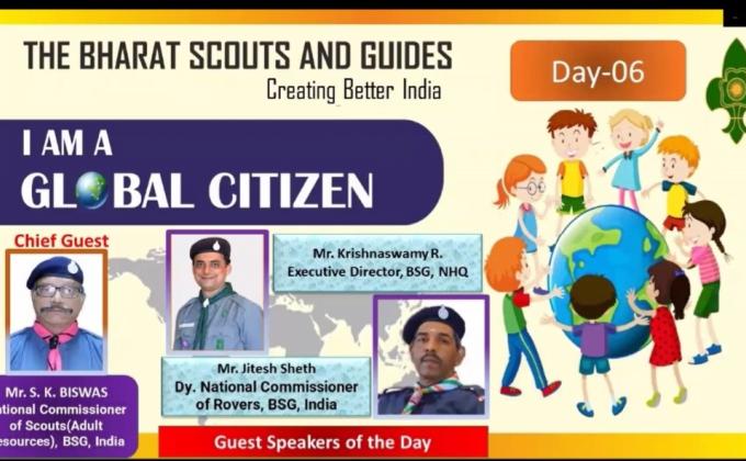 Gunjan Chaubey, Unit Leader ,Jain Scout Dal,Mathura, U.P.
