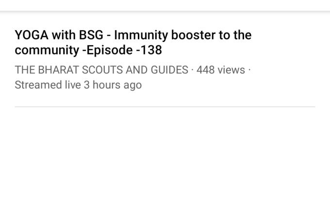 Yoga with bsg 
