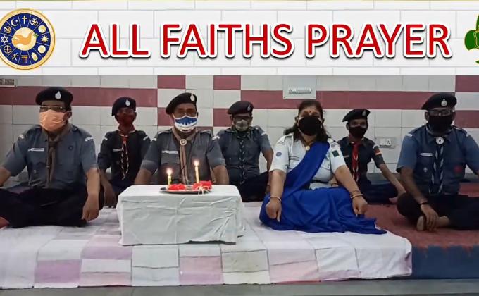 every sunday, all faith prayer organised by BSGNHQ ##BSGindia Monalisa Das 