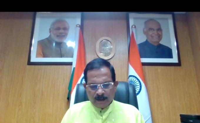 Celebrating  Yoga Day. 