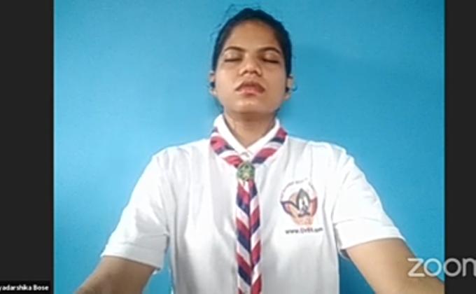 sankalp 2.0,activity 1,yoga with bsg ##bsgsankalp Monalisa Das Ranger leader 