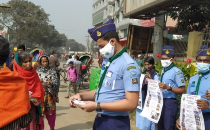Distribution of Mask & Awareness Championing