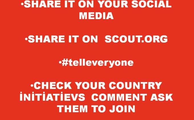 TELL EVERYONE TO SAVE THE WORLD BY PROMOTING SDGs WİTH ‪#‎TELLEVERYONE‬