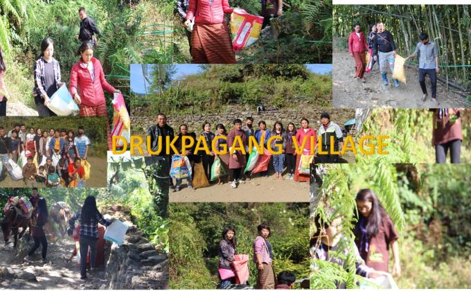 CELEBRATION OF NATIONWIDE CLEANNING CAMPAIGN AT SAMTSE IN 5 VILLAGE