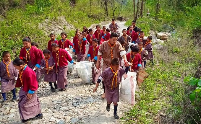 Cleaning Campaign (Clean Bukkey-Clean Bhutan)