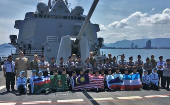 VISIT TO THE USS PREBLE (DDG88)