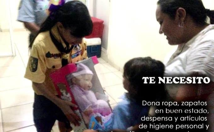 TE NECESITO, ayuda a niños de una casa hogar