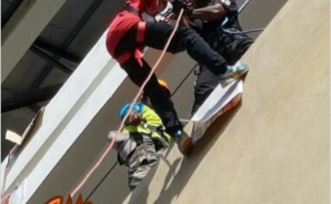 abseiling