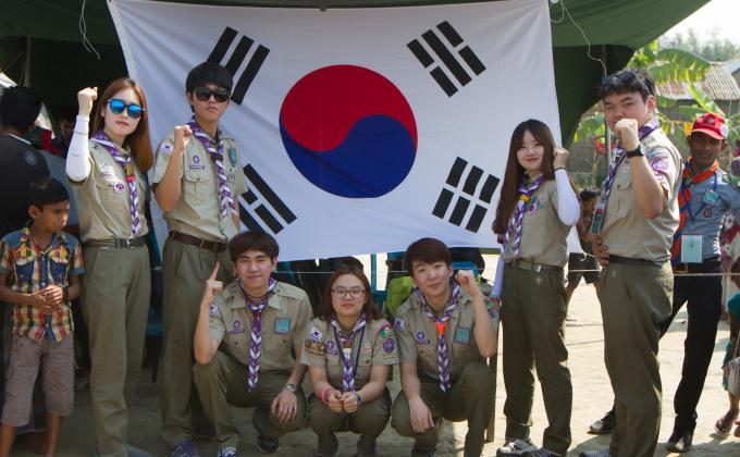 3rd Work Camp of CJK-B Rover scout Co-operative Project at Bangladesh