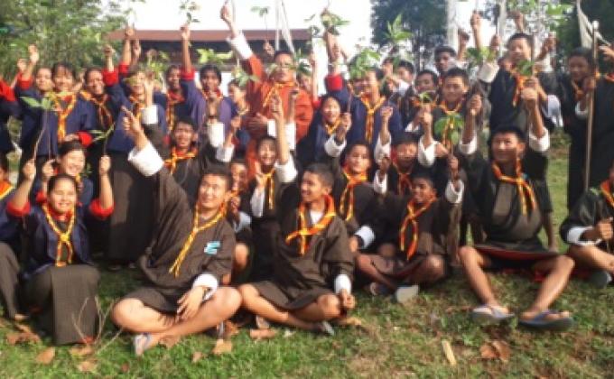 Observing April Fool Day by planting trees