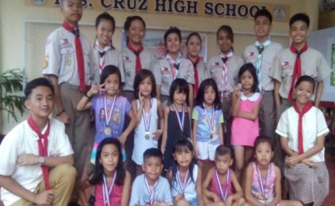 T.S CRUZ NATIONAL HIGH SCHOOL IN LAS PIÑAS DELIVERED ITS VOLUNTARY SERVICE TO COMMUNITY-"When a Child Reads, He Can Write His Future"