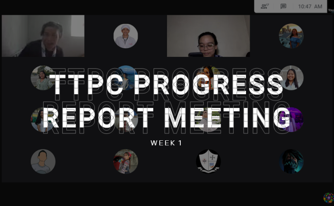 Progress Report Meeting: Week 1 [TTPC]