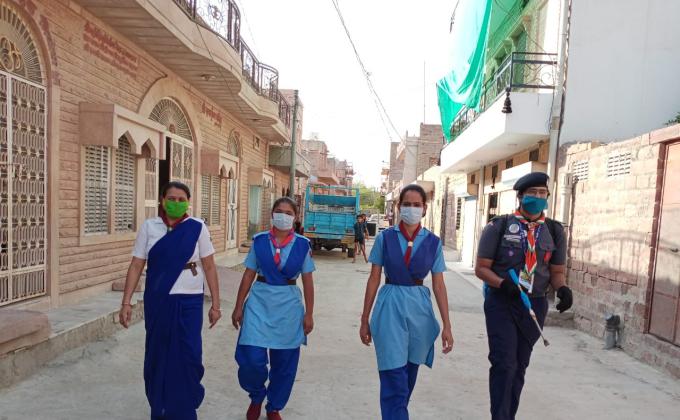 "Sanitizer work with team" Rajasthan State BS&G,DHQ-Jodhpur,Rajasthan, India