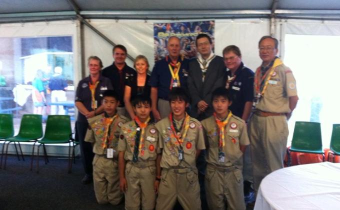 Assisting Scouts from the Greater Tohuko Region of Japan to recover from the devastating earthquake and tsunami.