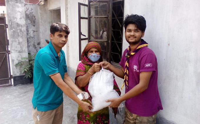 ত্রাণ বিতরণ কার্যক্রম ২০২০