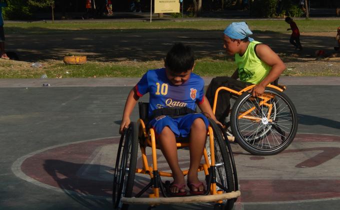Wheelchair Basketball (Everyone can play basketball)