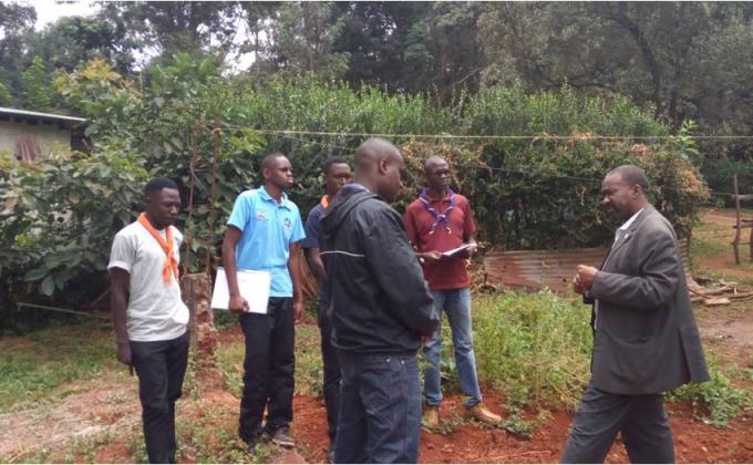 Visit by Min of Agriculture & Fisheries Extension Officer